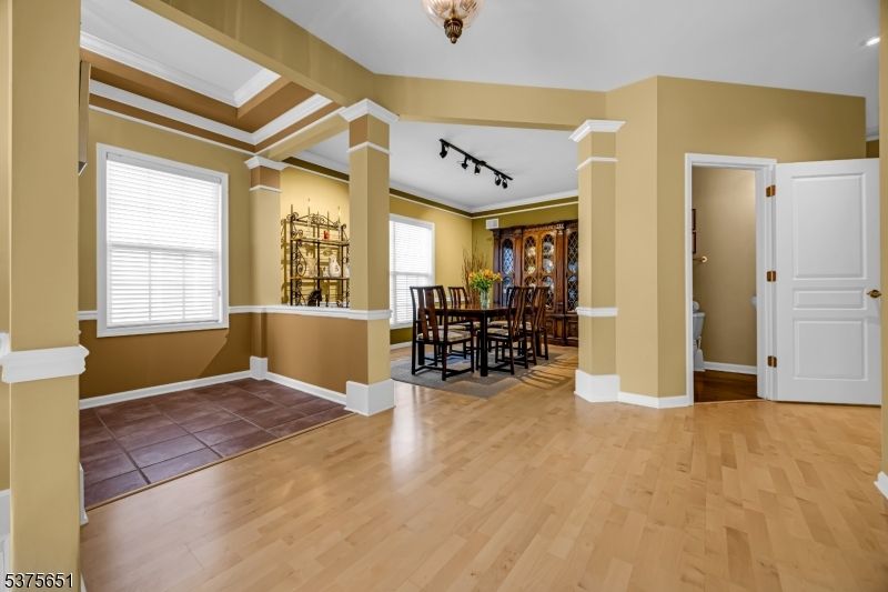 Dining room, Interior, Wood Texture Flooring