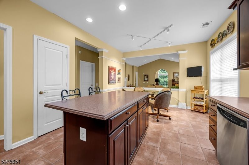 Home Office, Interior, Recessed Lighting