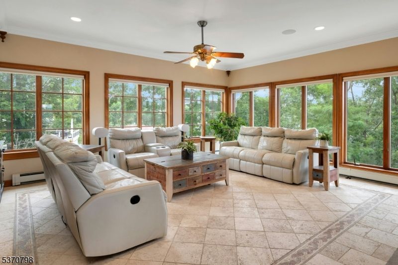 Interior, Living room, Recessed Lighting, Sun Room