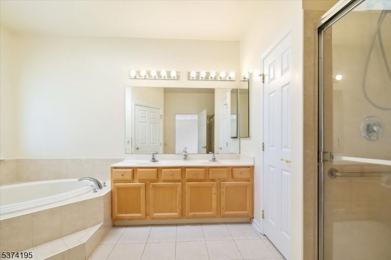 Bathroom, Dual Sink Vanities, Glass Shower, Interior