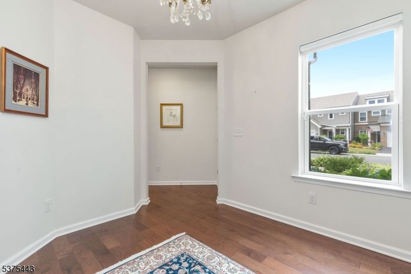 Chandelier, Empty room, Interior, Wood Texture Flooring