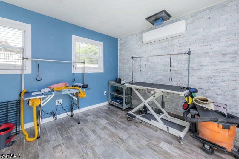 Interior, Stone Walls, Wood Texture Flooring