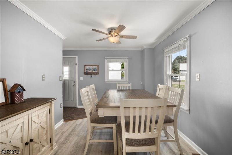 Dining room, Interior, Wood Texture Flooring