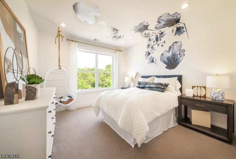 Bedroom, Interior, Recessed Lighting