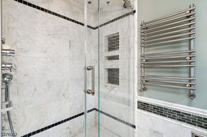 Bathroom, Glass Shower, Interior, Marble Walls