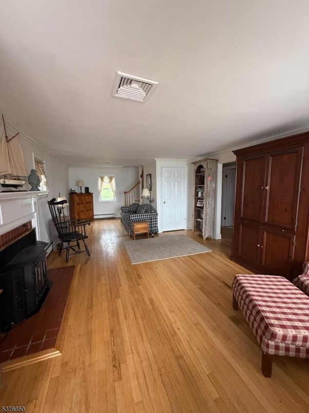 Fireplace, Interior, Wood Texture Flooring