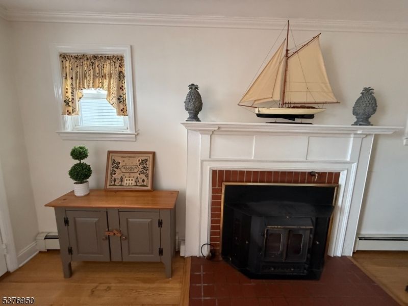 Fireplace, Interior, Wood Texture Flooring