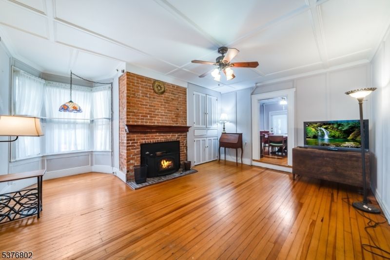 Fireplace, Interior, Stone Walls, Wood Texture Flooring