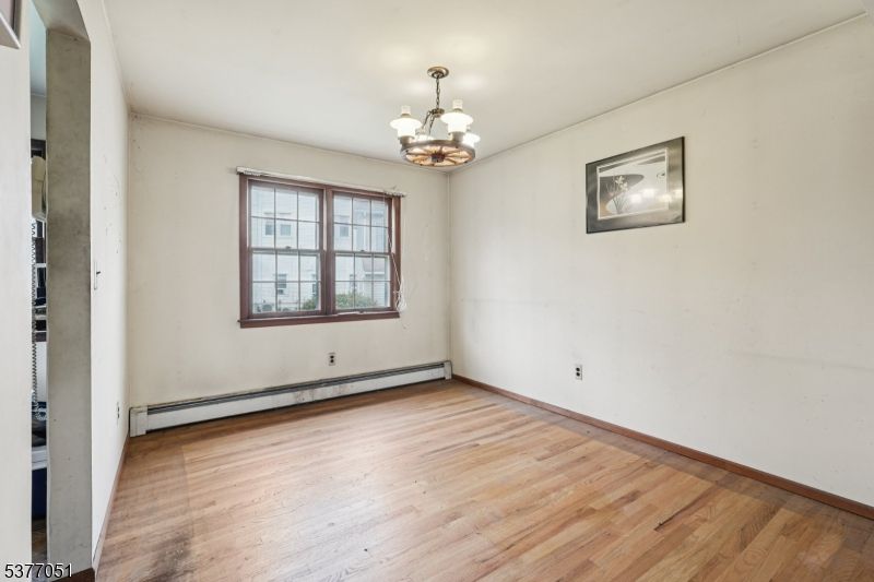Chandelier, Empty room, Interior, Wood Texture Flooring