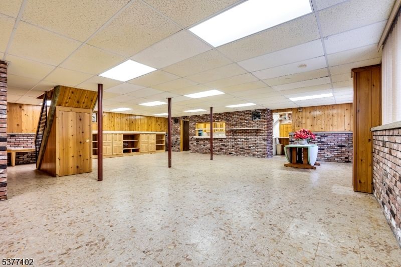 Interior, Recessed Lighting, Stone Walls, Wooden Walls