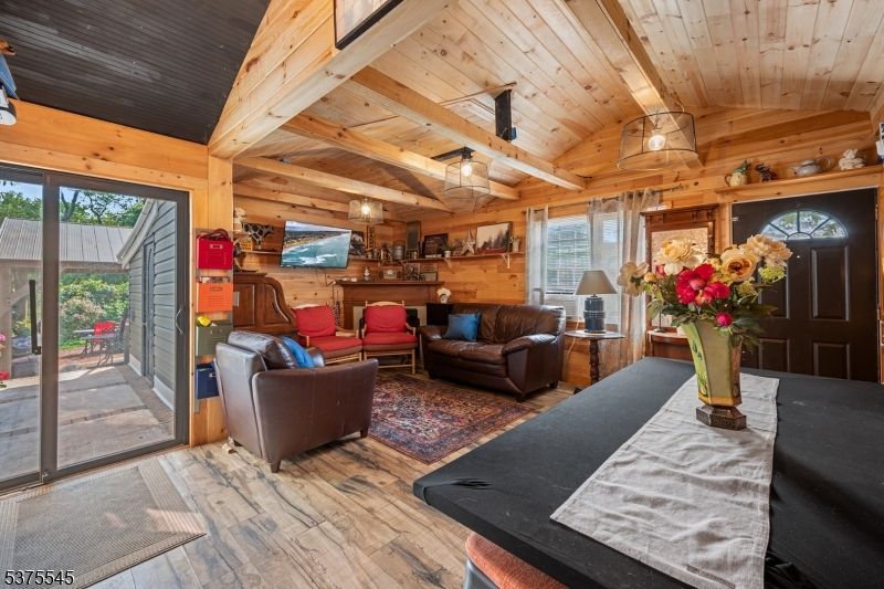 Interior, Living room, Wooden Beams, Wooden Ceilings, Wood Texture Flooring, Wooden Walls