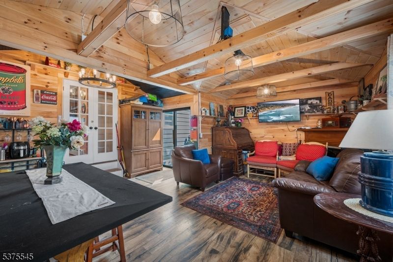 Interior, Living room, Wooden Beams, Wooden Ceilings, Wood Texture Flooring, Wooden Walls