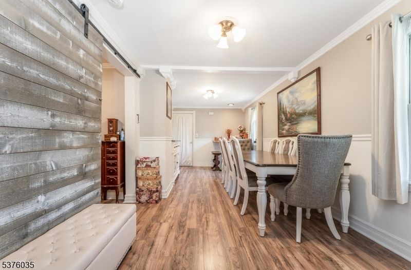 Dining room, Interior, Wood Texture Flooring