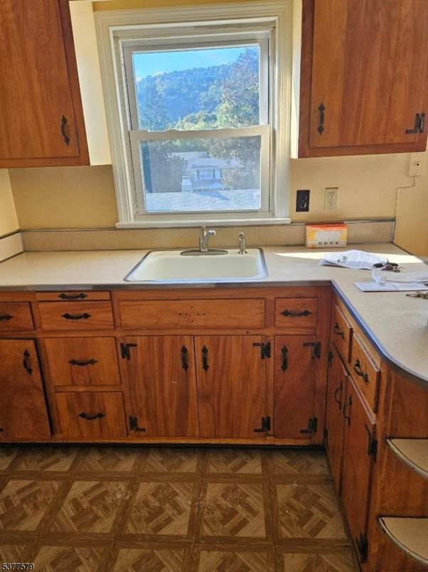Interior, Kitchen, Wood Texture Flooring