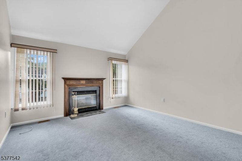 Empty room, Fireplace, Interior
