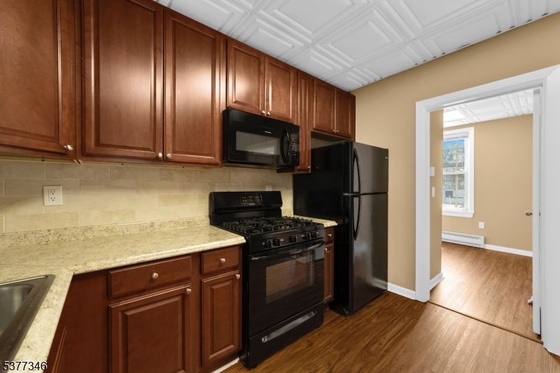 Interior, Kitchen, Wood Texture Flooring