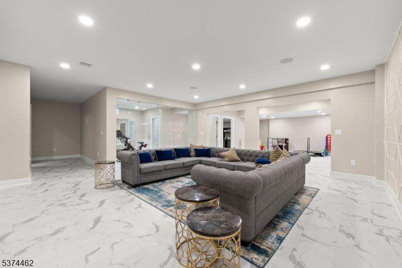 Interior, Living room, Marble, Recessed Lighting