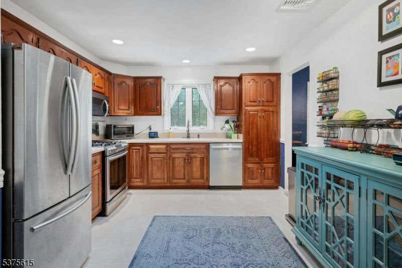 Interior, Kitchen, Recessed Lighting, Stainless Steel Appliances