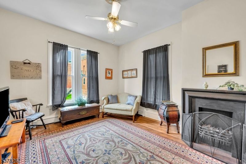 Fireplace, Interior, Wood Texture Flooring