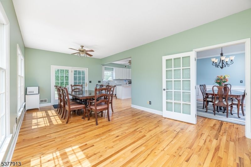 Chandelier, Dining room, Interior, Kitchen, Wood Texture Flooring