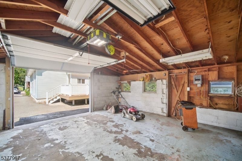 Garage, Interior, Wooden Beams, Wooden Ceilings, Wooden Walls