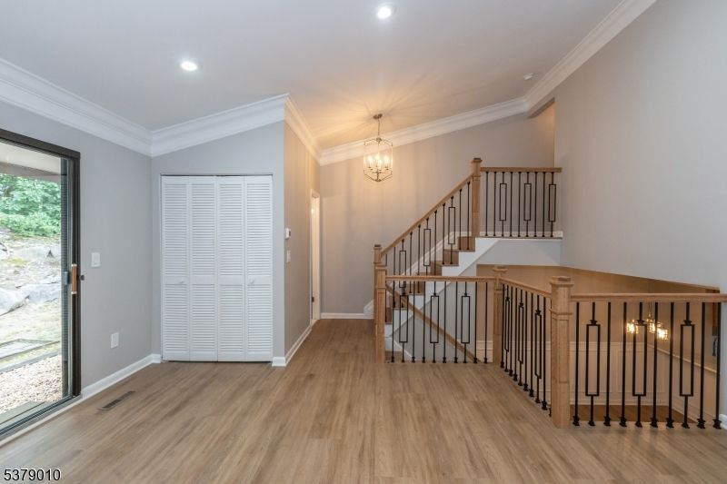 Chandelier, Interior, Recessed Lighting, Wood Texture Flooring
