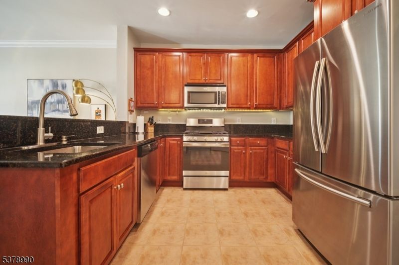 Interior, Kitchen, Recessed Lighting, Stainless Steel Appliances