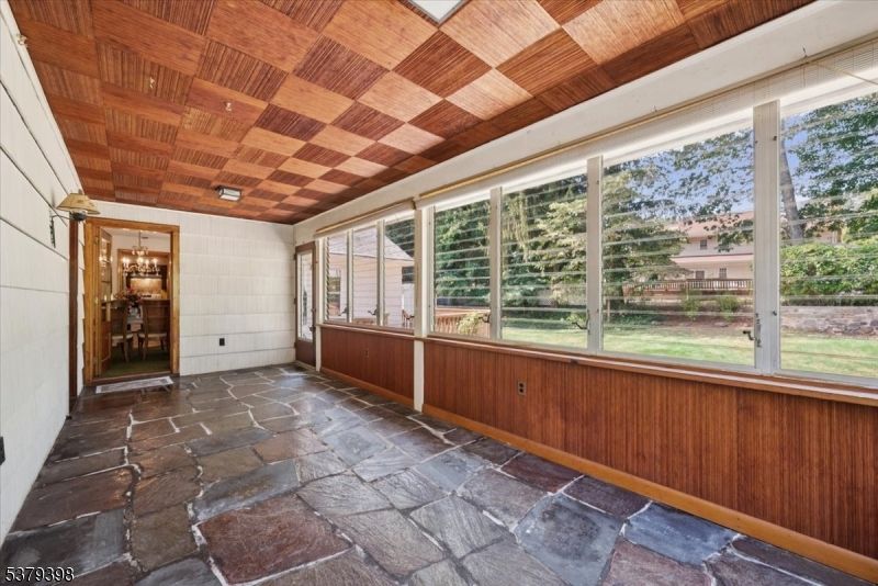 Interior, Sun Room, Wooden Ceilings