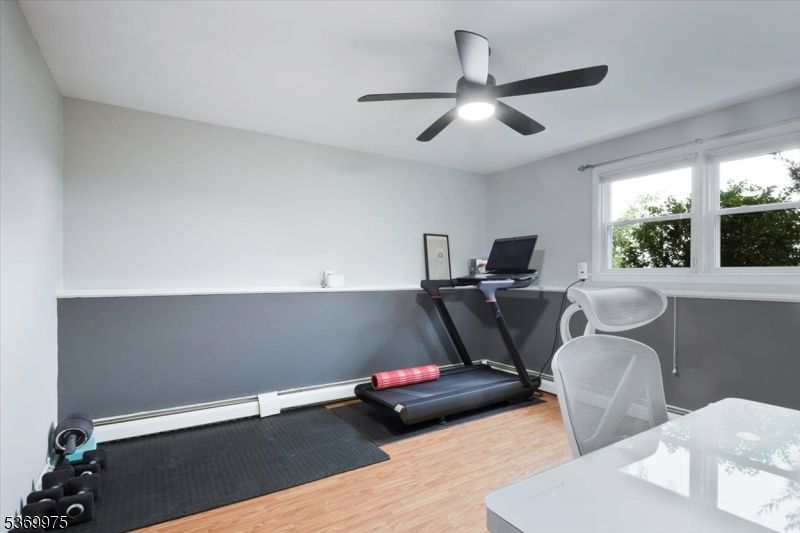 Fitness Equipment, Interior, Wood Texture Flooring