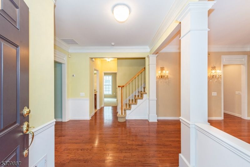 Chandelier, Interior, Wood Texture Flooring