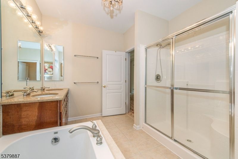 Bathroom, Dual Sink Vanities, Glass Shower, Interior