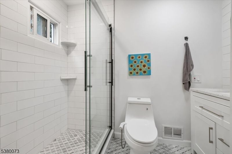 Bathroom, Glass Shower, Interior