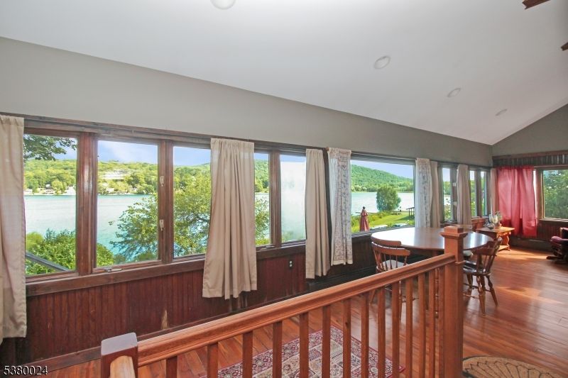 Home Office, Interior, Recessed Lighting, Water, Wood Texture Flooring