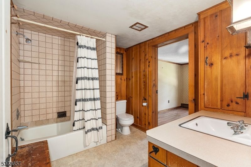 Bathroom, Interior, Wooden Walls