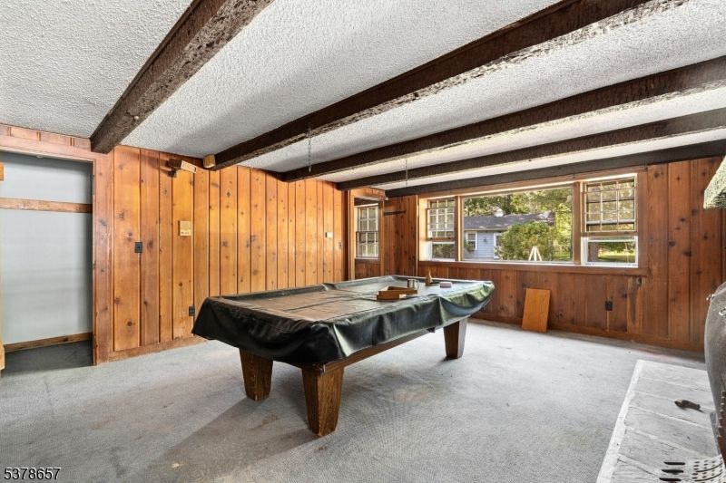 Billiard Table, Game Room, Interior, Wooden Walls