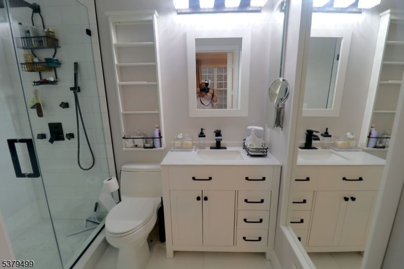 Bathroom, Dual Sink Vanities, Glass Shower, Interior