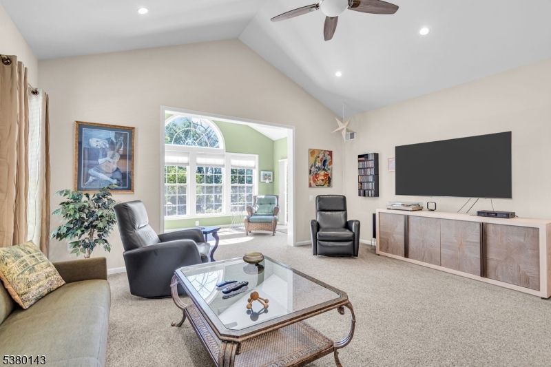 Interior, Living room, Recessed Lighting