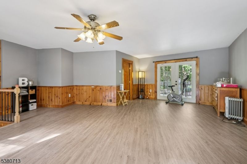 Fitness Equipment, Interior, Wood Texture Flooring