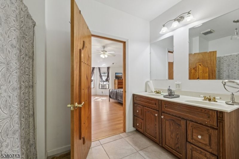 Bathroom, Dual Sink Vanities, Interior, Wood Texture Flooring
