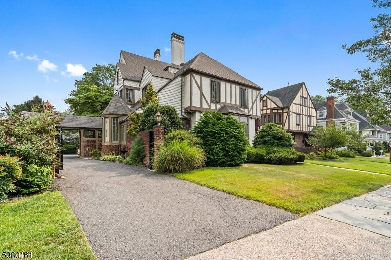 Backyard, Exterior, Facade, Brick Facade, Tudor Revival