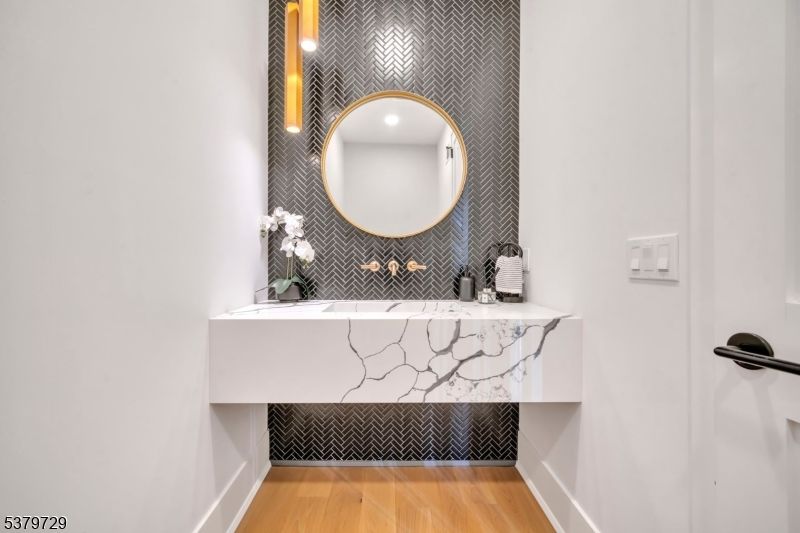 Bathroom, Interior, Wood Texture Flooring