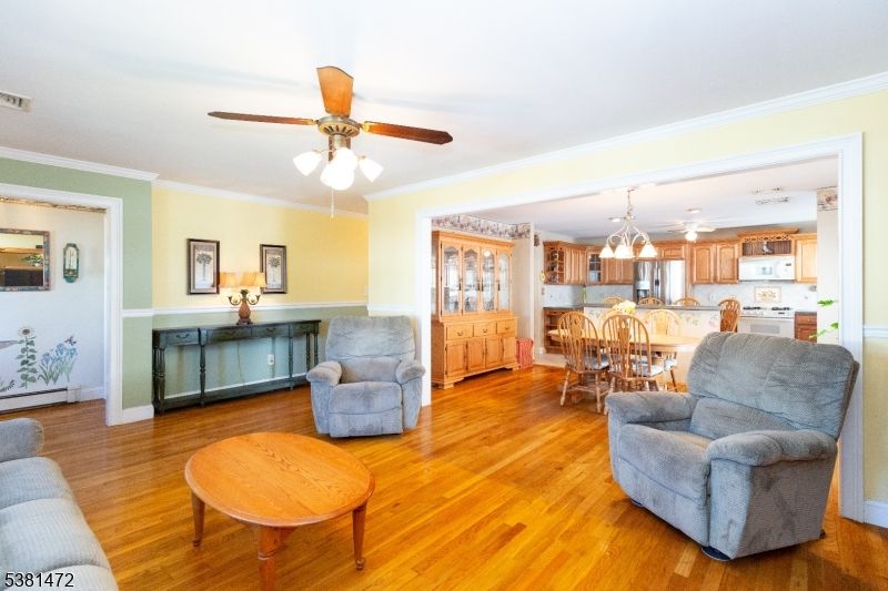Dining room, Interior, Kitchen, Pendant Lights, Wood Texture Flooring