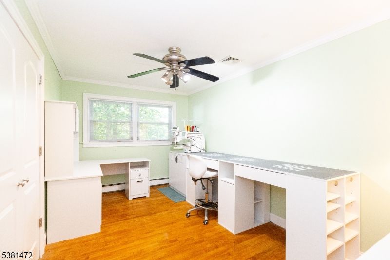Home Office, Interior, Wood Texture Flooring