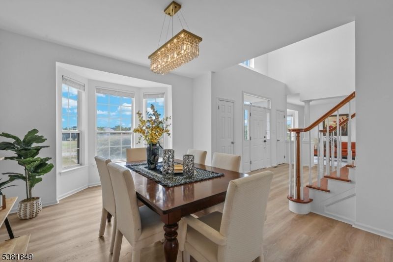 Chandelier, Dining room, Interior, Water, Wood Texture Flooring