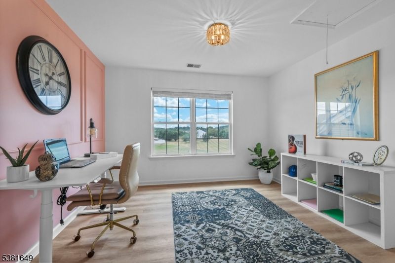 Home Office, Interior, Wood Texture Flooring