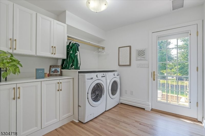 Interior, Washer, Wood Texture Flooring