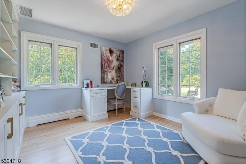 Home Office, Interior, Wood Texture Flooring