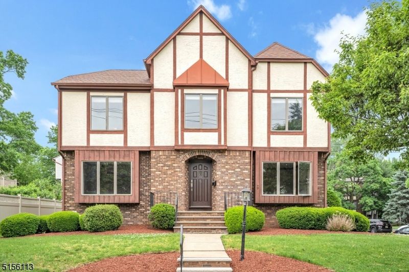 Exterior, Facade, Brick Facade, Tudor Revival