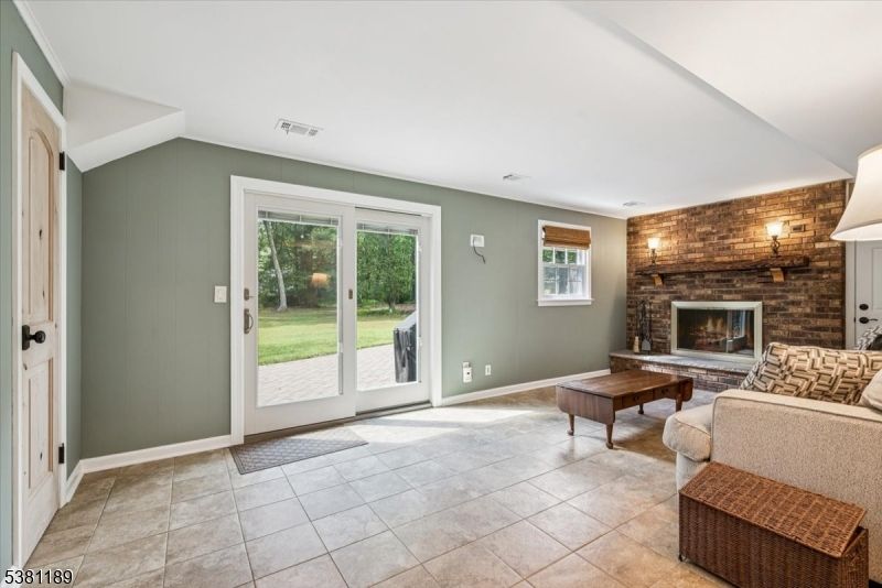 Fireplace, Interior, Living room, Stone Walls