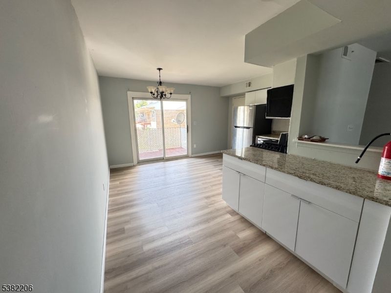 Chandelier, Interior, Kitchen, Wood Texture Flooring